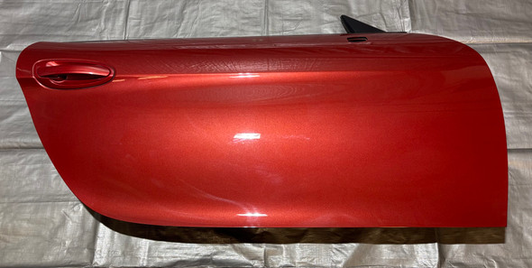 2013-2016 Porsche 981 Boxster / Cayman Passenger Door Assembly / Amaranth Red Metallic  BC206