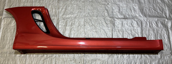 2013-2016 Porsche 981 Boxster / Cayman Passenger Side Skirt / Rocker Panel / Amaranth Red Metallic  BC206