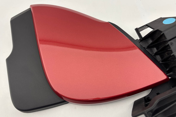 2013-2016 Porsche 981 Boxster Driver Side Convertible Top Flap Hinge Cover / Amaranth Red Metallic  BC206