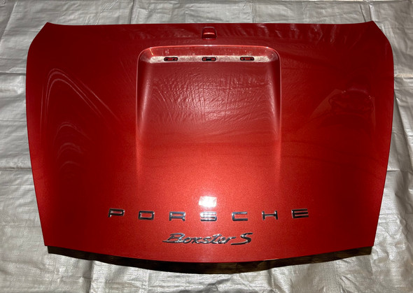 2013-2016 Porsche 981 Boxster / 718 Boxster Trunk Lid / Amaranth Red Metallic  BC206