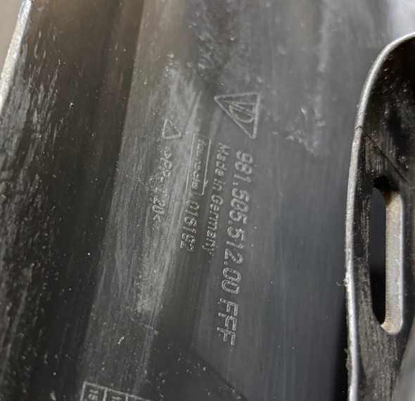 2013-2016 Porsche 981 Boxster S Cayman S Rear Bumper Diffuser Trim Panel w/ PDC /   BC206