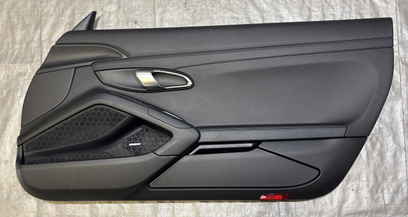 2013-2016 Porsche 981 Boxster / Cayman Passenger Side Interior Door Panel Trim / Black /   BC206