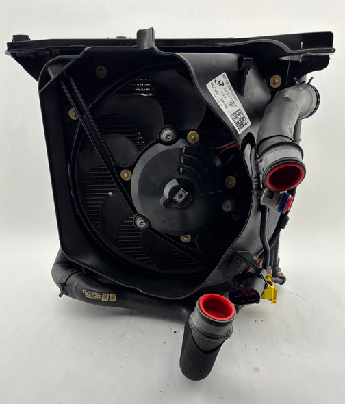 2013-2016 Porsche 981 Boxster Cayman 991 911 Driver Side Radiator Assembly w/ Cooling Fan / 53K BC206