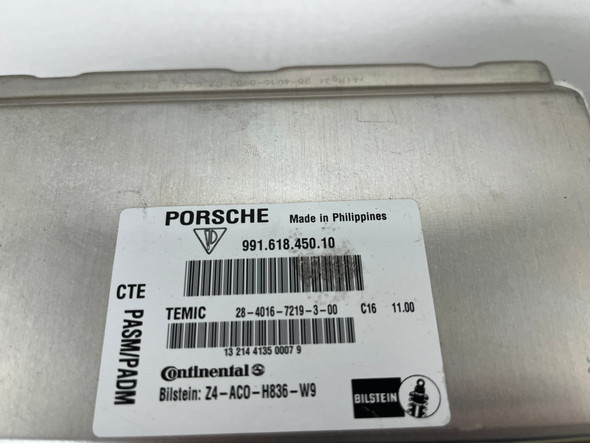 2014 Porsche 981 Boxster PASM Adaptive Suspension Control Module / 99161845010 / 53K BC206