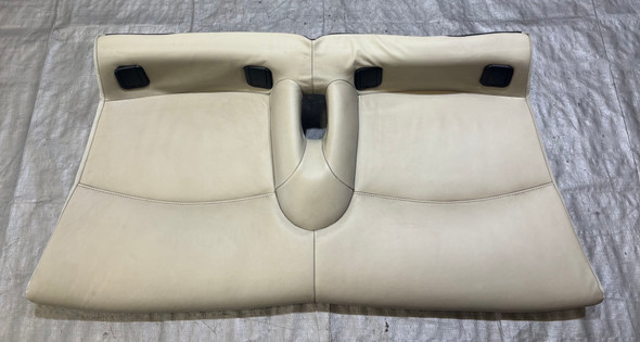2009-2015 Mini Cooper R57 Convertible Rear Seat Set / Polar Beige Leather /   R2033