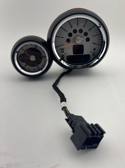2009-2015 Mini Cooper S R57 Convertible Tachometer Gauge w/ Always Open Timer / Chrome / 9232457 /   R2033