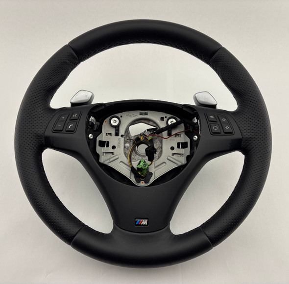 2008-2010 BMW 135i M Sport Black Leather Steering Wheel / Automatic /   B1013