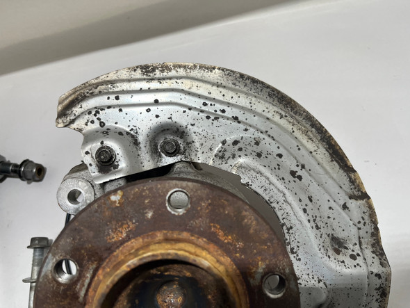 2008-2013 BMW 135i Passenger Front Knee Spindle Hub & Control Arms / 70K B1013