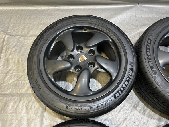 1997-2001 Porsche 986 Boxster S 17" Twist Look Wheels Rims w/ Tires / Set of 4 / BX070