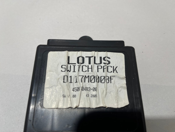 2005-2011 Lotus Elise Exige OEM Switch Pack Module / D117M0008F /   LEL02