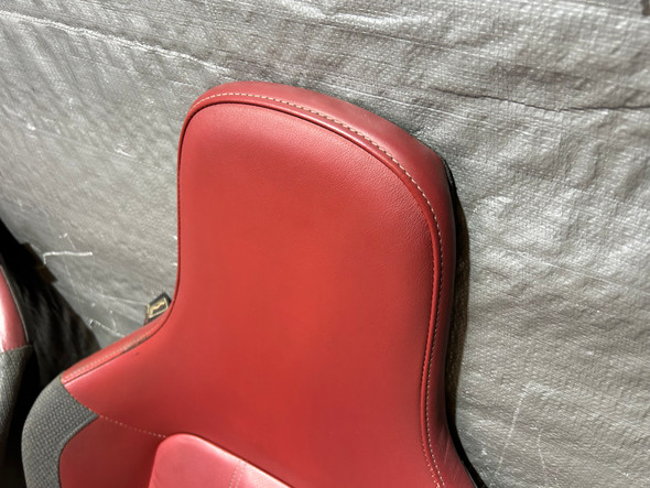 2005-2011 Lotus Elise OEM Probax Leather Seats / Red / Pair / LEL01