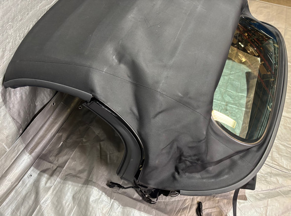 2009-2012 Porsche 987 Boxster OEM Convertible Soft Top w/ Frame / Black /   BC036