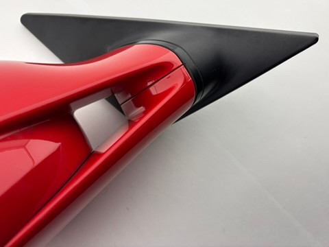 2009-2012 Porsche 987 Boxster / Cayman / 997 911 Passenger Side Mirror (5 Pin) / Guards Red  BC036