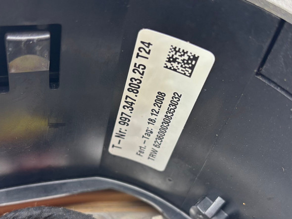 2009-2012 Porsche 987 Boxster / Cayman / 997 911 Sand Beige Leather Sport Steering Wheel / PDK /   BC036