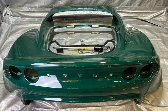 2005-2011 Lotus Elise OEM Rear Clamshell *DAMAGE* / British Racing Green LEL02