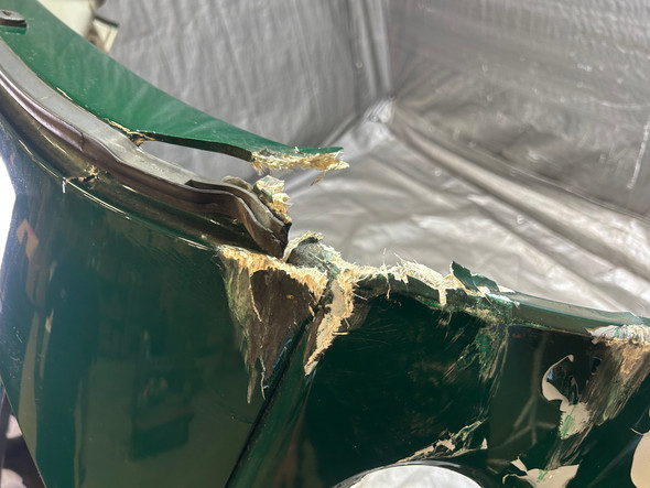 2005-2011 Lotus Elise OEM Rear Clamshell *DAMAGE* / British Racing Green LEL02