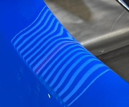 2017-2021 FK8 Honda Civic Type R Driver Side Fender / Boost Blue Pearl  TR107
