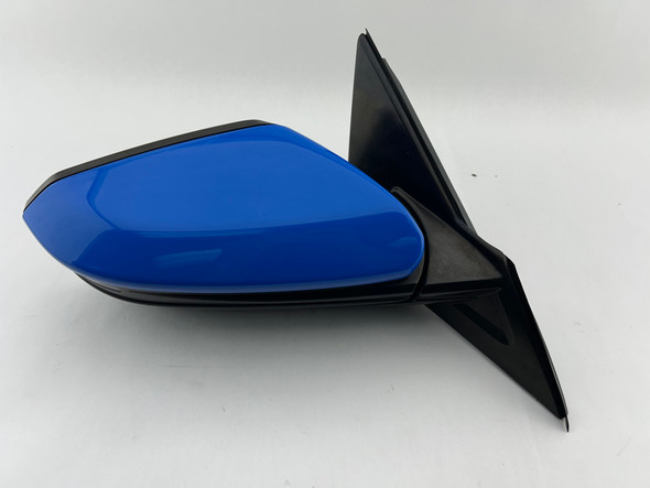 2019-2021 FK8 Honda Civic Type R Passenger Side Mirror / Boost Blue Pearl *DAMAGE* TR107