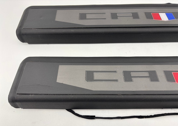 2016-2024 Chevrolet Camaro Coupe Illuminated Door Sill Trim Panels / Pair /   CM003