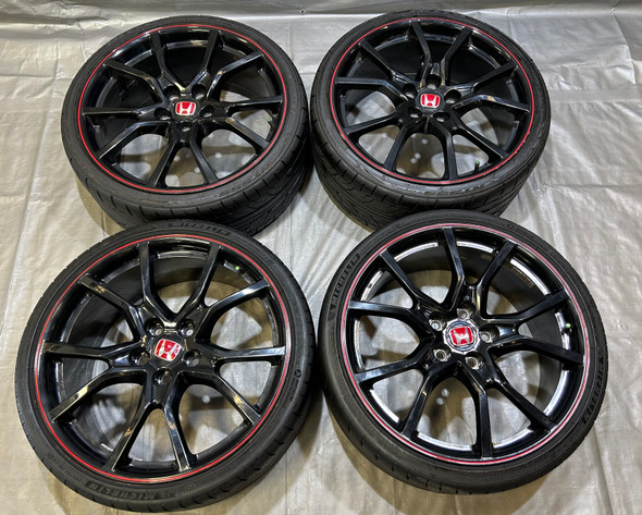 *DAMAGED* 2017-2021 Honda Civic Type R FK8 OEM 20" Wheels Rims w/ Tires / TR107