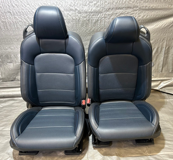 2024-2025 Ford Mustang GT S650 Convertible California Special Navy Pier Black / Blue Leather Seats / Pair / FM202