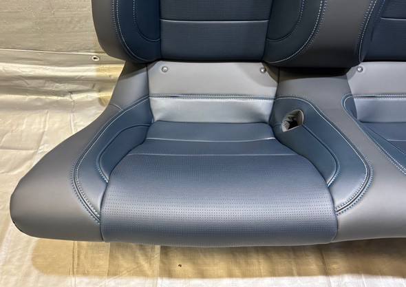 2024 Ford Mustang S650 Convertible California Special Black / Blue Leather Rear Seat Set /   FM202