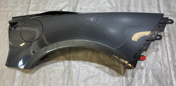 2015-2019 Chevrolet C7 Corvette Z06 Grand Sport Coupe Driver Side Quarter Panel w/ Vent / Watkins Glen Gray Metallic  C7008