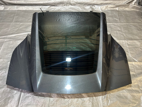 2014-2019 Chevrolet C7 Corvette Coupe Rear Trunk Lid Hatch Panel w/ Glass / Watkins Glen Gray Metallic C7008