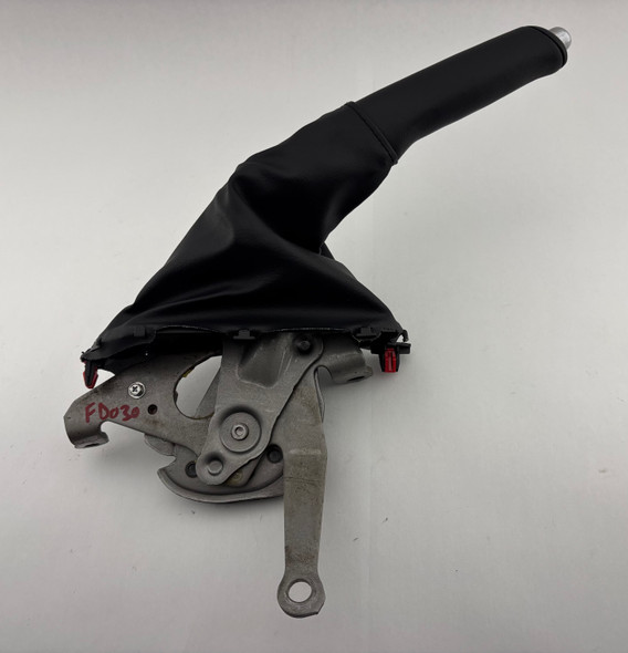 2017-2020 Fiat 124 Spider Black Leather Parking Brake Handle  /   FD030