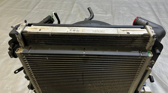 1997-2004 Porsche 986 Boxster Passenger Side Radiator & Fan Assembly  / 83K BX071