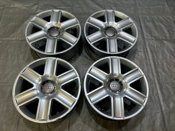 2000-2006 Audi TT MK1 17" 6 Spoke Wheels Rims / Set of 4 / *Minor Damage* / T1036