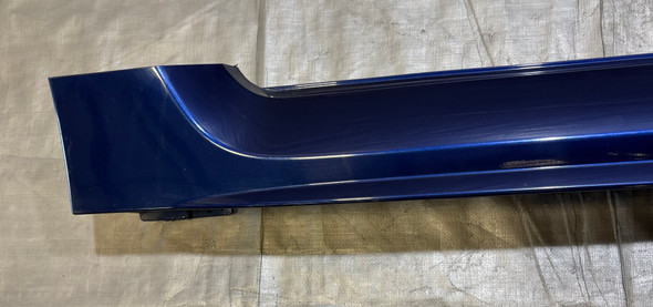 2015-2021 Subaru WRX STI Driver Side Skirt Rocker Panel / Lapis Blue Metallic   SS019