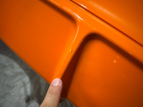 2008 Porsche 987 Boxster Limited Edition Sport Design Rear Bumper Cover / Orange BC038