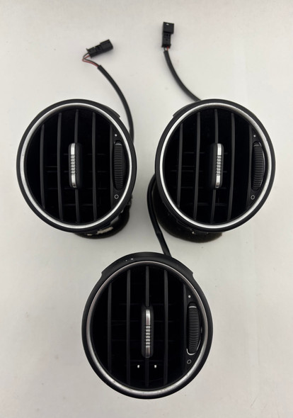 2005-2008 Porsche 987 Boxster Automatic AC Vents / Set of 3 /   BC038