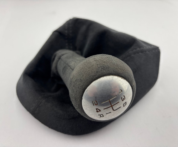 2005-2008 Porsche 987 Boxster 5 Speed Manual Shift Knob / Boot / Alcantara /   BC038
