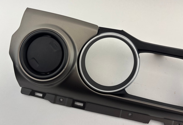 2018-2023 Jeep Wrangler JL Gladiator JT Gauge Cluster Surround Trim Panel / Dark Gray /   JT004