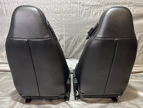 2000-2002 BMW Z3 Roadster Front Seats w/ Power Rails / Black Oregon Leather /   Z3039