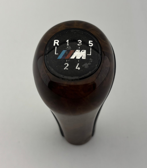 1996-2002 BMW Z3 5 Speed Manual M Sport Fine Wood Shift Knob / OEM /   Z3039