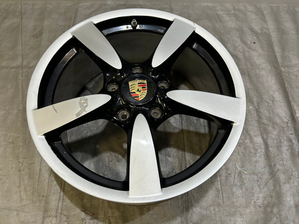 2008 Porsche 987 Boxster Limited Edition 18x8" Front Wheel Rim / *DAMAGE* / BC038