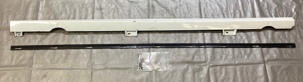 2015-2017 Volkswagen MK7 Golf R Passenger Side Skirt Rocker Panel Trim / Oryx White Pearl  M7R09