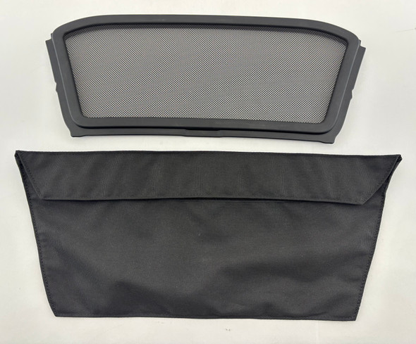 2013-2016 Porsche 981 Boxster OEM Mesh Wind Blocker w/ Storage Bag / BC206