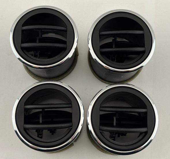 2006-2009 Pontiac Solstice Interior AC Vents / Chrome / Set of 4  /   PS076