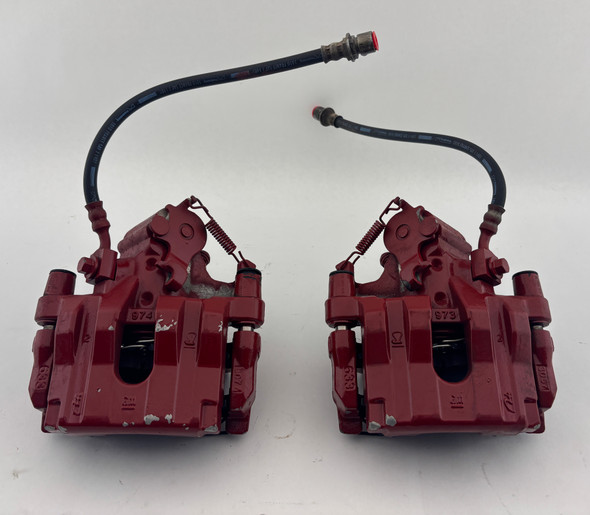 2006-2010 Pontiac Solstice / Saturn Sky Rear Brake Calipers / Pair / Red  / 101K PS076
