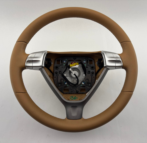 2005-2008 Porsche 987 Boxster / Cayman / 997 911 OEM Steering Wheel / Sand Beige Leather / Tiptronic /   BC037