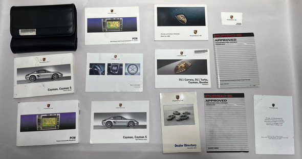 2008 Porsche 987 Cayman S Owner's Manual w/ Case  /   BC037