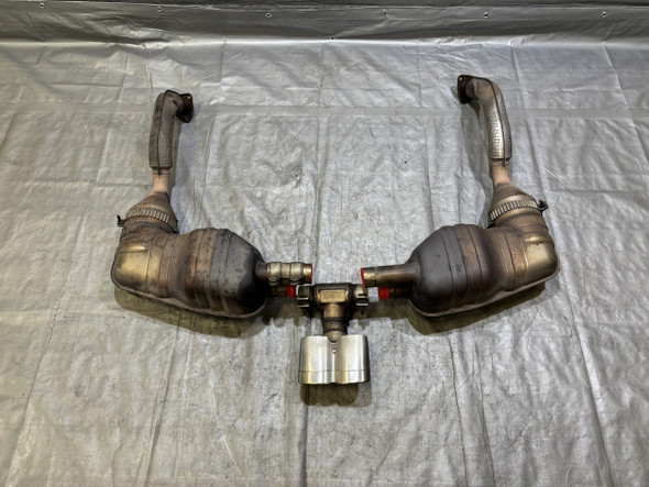 2006-2008 Porsche 987 Cayman S 3.4l Exhaust Mufflers w/ Tip / OEM / 80K BC037