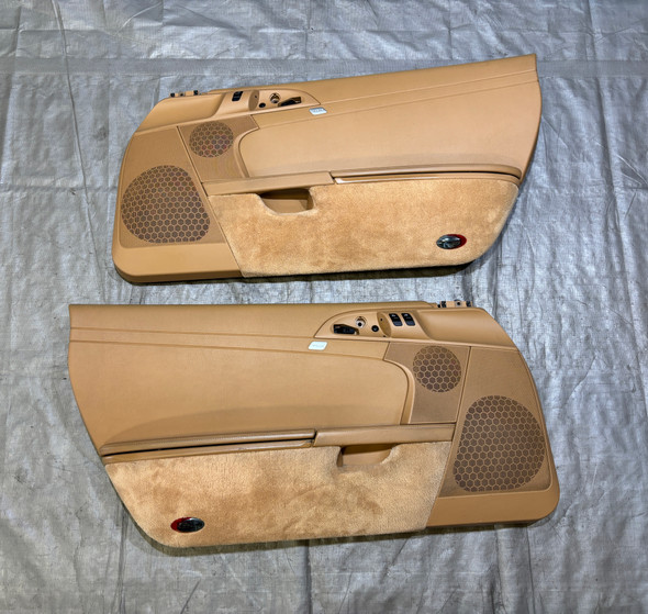 2005-2012 Porsche 987 Boxster / Cayman Interior Door Panels / Sand Beige / Pair /   BC037