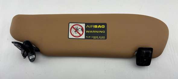 2006-2012 Porsche 987 Cayman Driver Sun Visor / Sand Beige /   BC037