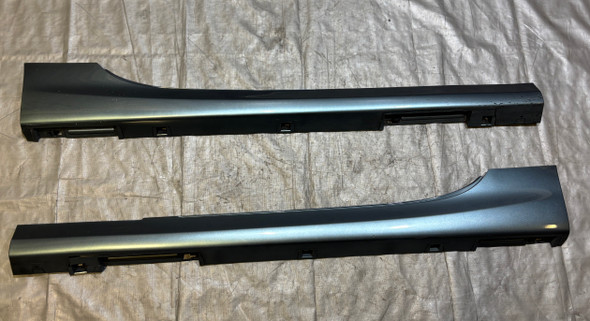 2009-2015 Mazda Mx5 Miata Side Skirt Rocker Panels / Pair  / Dolphin Gray Mica  NC109