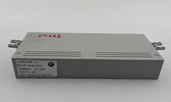 2003-2005 E85 BMW Z4 Convertible GM5RD 12V Body Control Module / 61356919275 /   Z4063